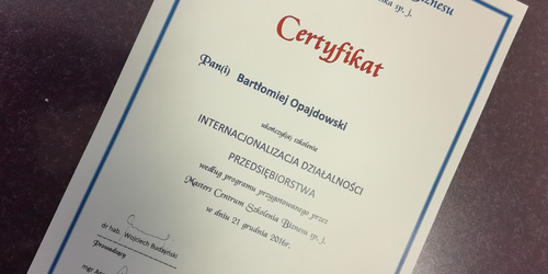 Webtechnika with a certificate